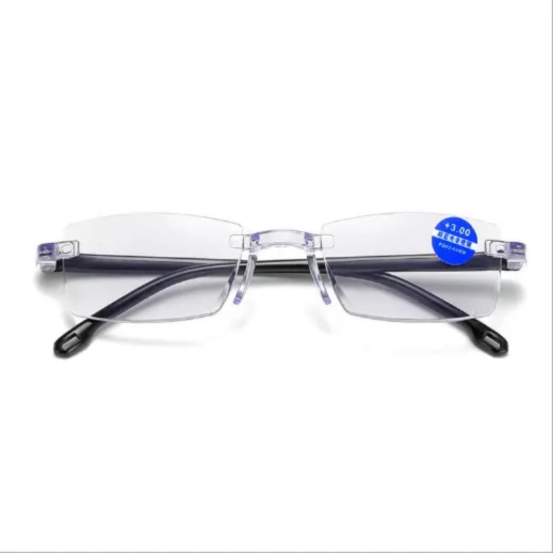 Elite Shield Frame Less Blue Light Blocking Reading Glasses