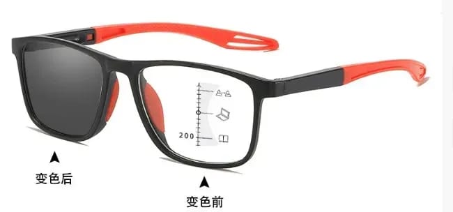 Progressive Multifocal Photochromic Reading Glass Near and Far