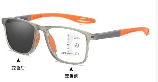 Progressive Multifocal Photochromic Reading Glass Near and Far