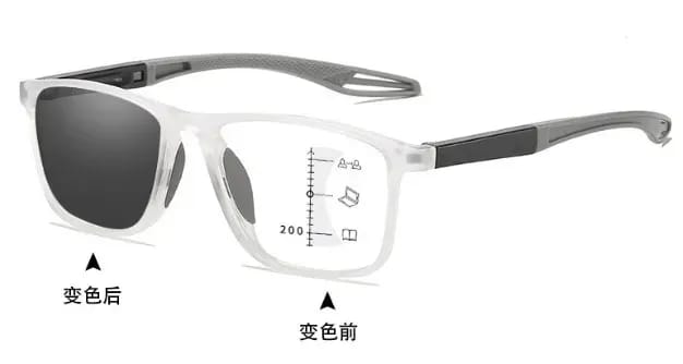 Progressive Multifocal Photochromic Reading Glass Near and Far