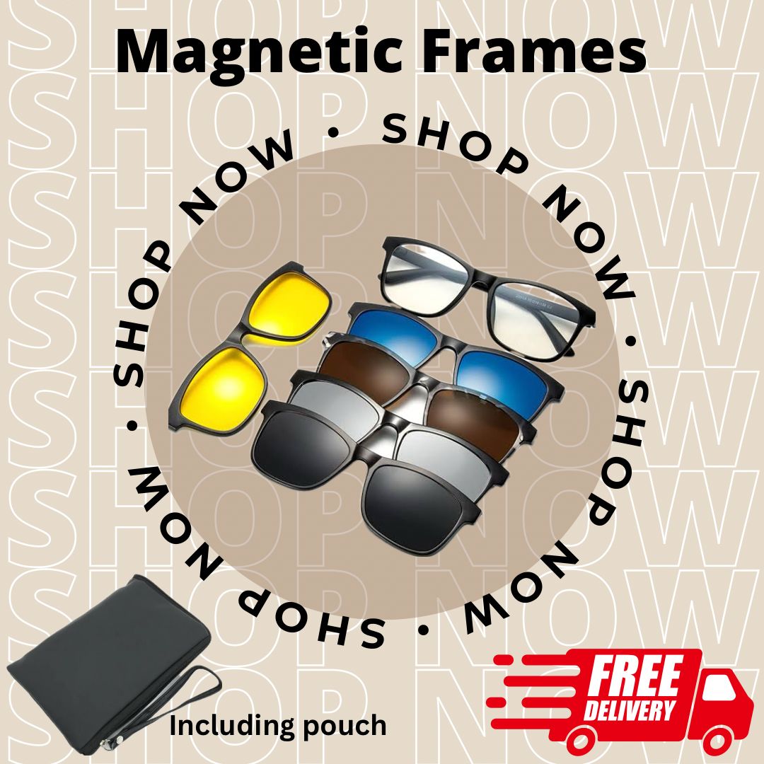 Sunglasses 6 in 1 with Anti Radiation