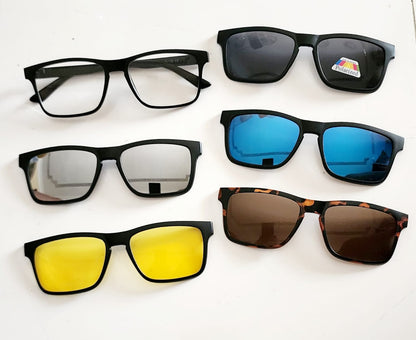 Sunglasses 6 in 1 with Anti Radiation