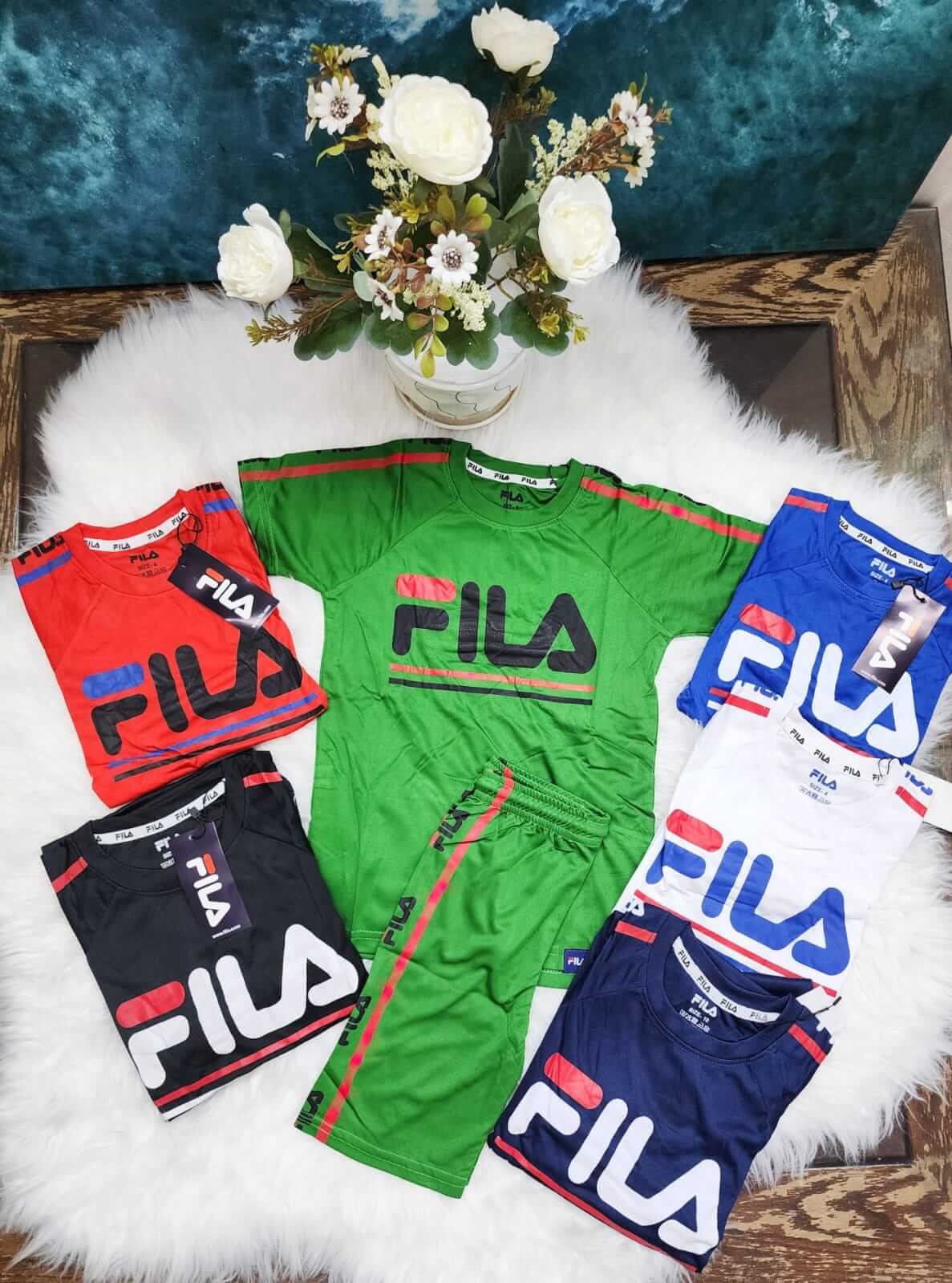 Kid Cloth Set (6 Pair) (FILA)