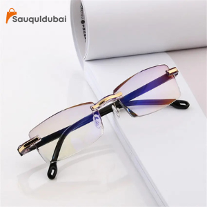 Elite Shield   Frame Less Blue Light Blocking Reading Glasses