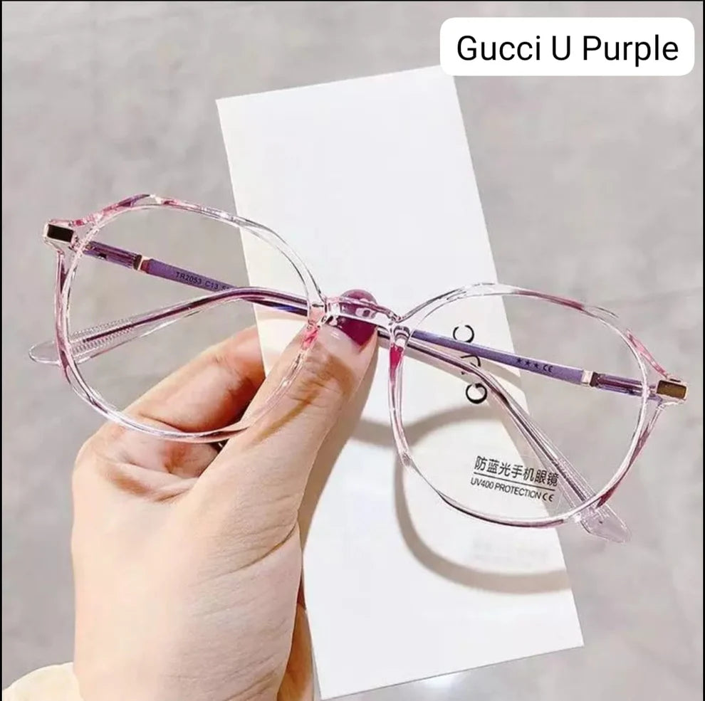 Photochromic + Anti Blue Light Glasses (Gucci Style)