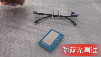 Elite Shield   Frame Less Blue Light Blocking Reading Glasses